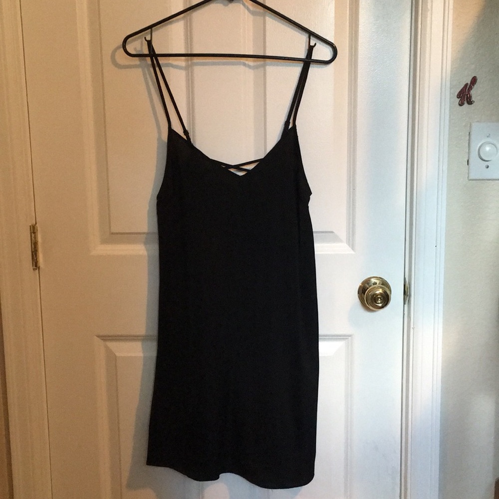 Black Satin Dress